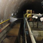 MTA workers restored the tunnel last December